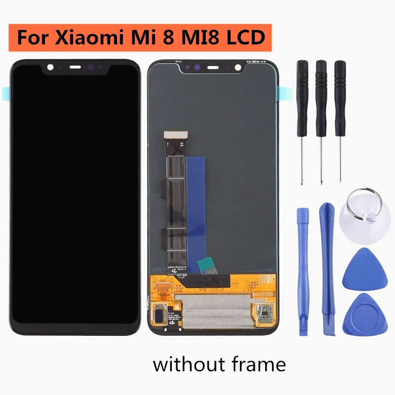 100% Tested LCD Display for Xiaomi Mi 8 Mi8 LCD Screen for Xiaomi Mi 8 Touch Screen Digitizer LCD Assembly 6.21'' TFT Screen
100% Tested LCD Display for Xiaomi Mi 8 Mi8 LCD Screen for Xiaomi Mi 8 Touch Screen Digitizer LCD Assembly 6.21'' TFT Screen