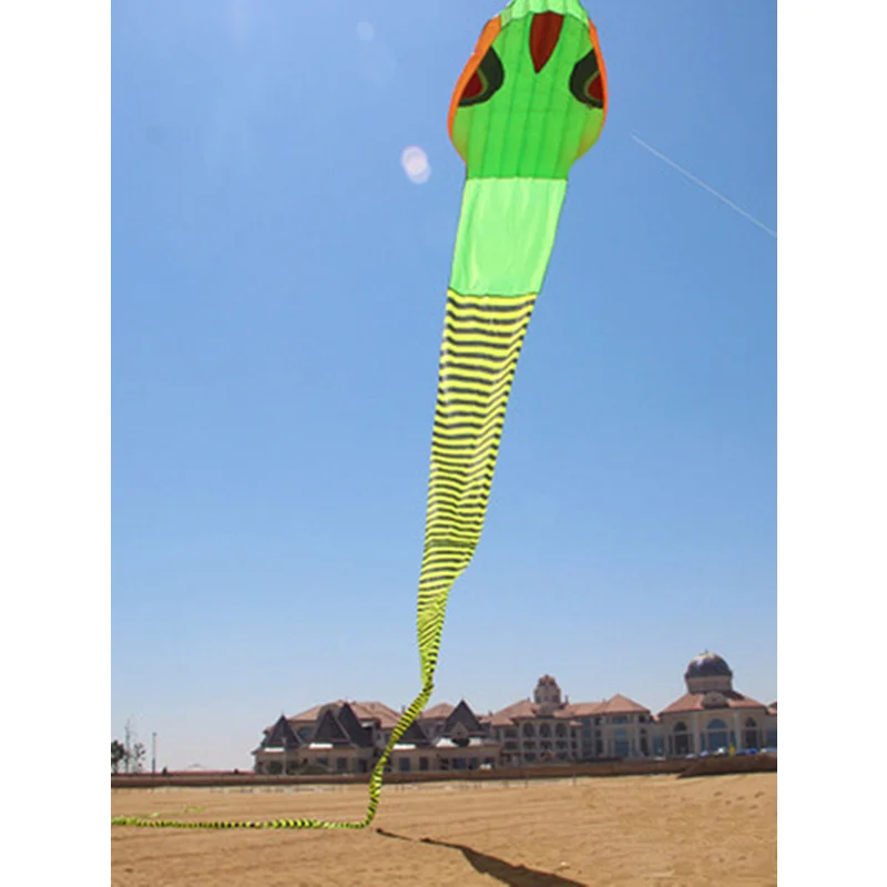 Фото Змеиный воздушный змей 60 м мягкий Автоматический надувной в виде животного для