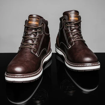 2020 Spring Autumn New Men Tooling Short Boots British Style Trend Personality Business Male High Top Casual Shoes 9704
2020 Spring Autumn New Men Tooling Short Boots British Style Trend Personality Business Male High Top Casual Shoes 9704