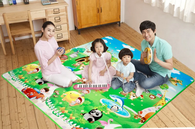 Waterproof Thick Baby Play Mat Kids Crawling Carpet Climb Soft Floor EVA Foam Outdoor Picnic Pad Game Toys for Children Blanket