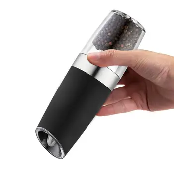 Creative Automatic Electric Gravity Induction Salt Pepper Grinder Gravity Pepper Mill Food Particles Home Kitchen 
Creative Automatic Electric Gravity Induction Salt Pepper Grinder Gravity Pepper Mill Food Particles Home Kitchen