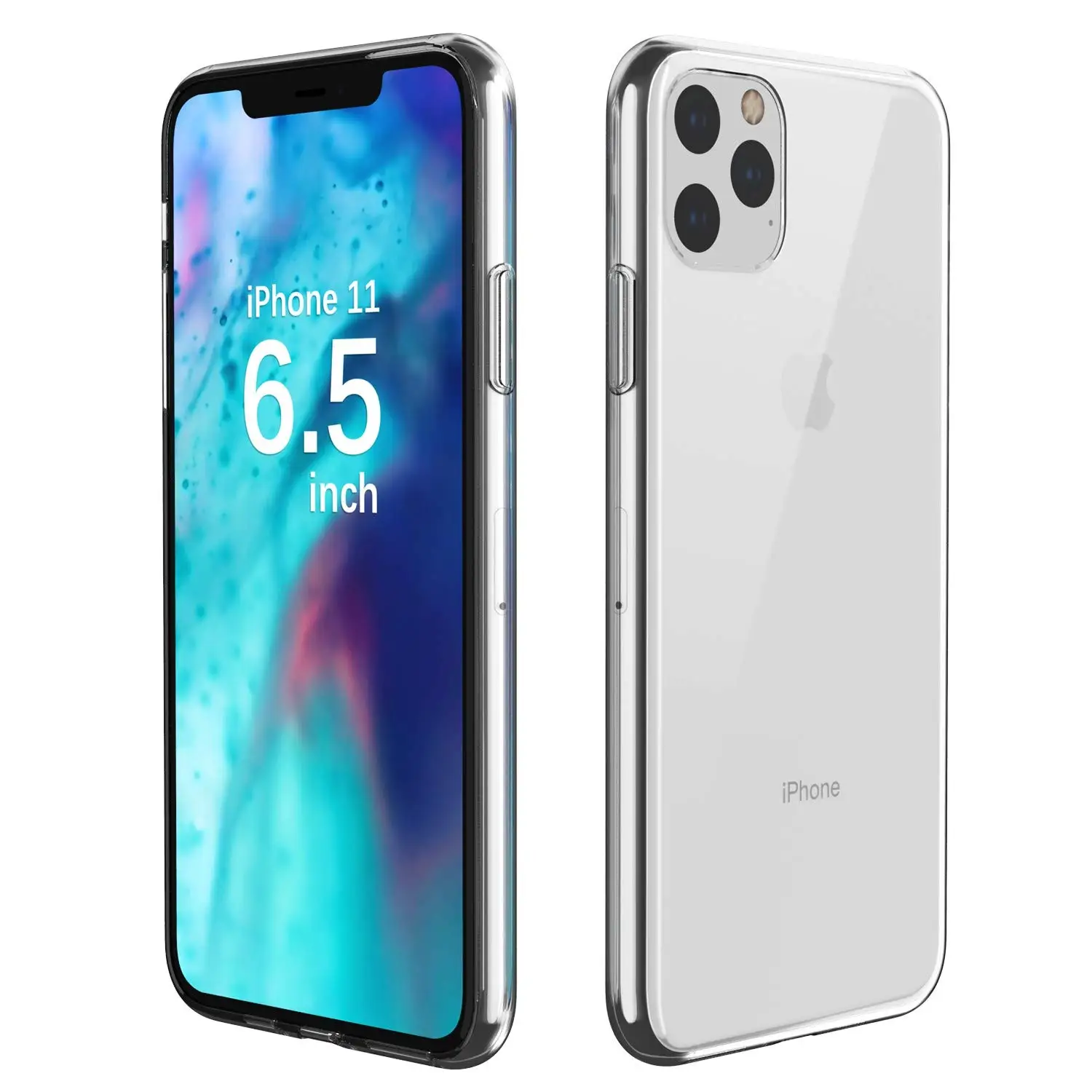 For Apple iPhone 11 Pro MAX for iPhone 11 6.1" Case, WEFOR Slim Clear Soft TPU Cover Support Wireless Charging for iPhone 11 Pro
For Apple iPhone 11 Pro MAX for iPhone 11 6.1" Case, WEFOR Slim Clear Soft TPU Cover Support Wireless Charging for iPhone 11 Pro