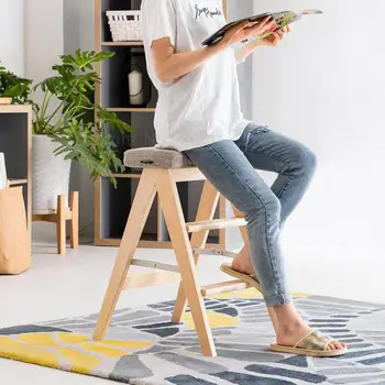 Folding Stool Solid Wood Creative Simple Folding Ladder Stool Kitchen Stool Portable Small Stool Folding Chair Household
Folding Stool Solid Wood Creative Simple Folding Ladder Stool Kitchen Stool Portable Small Stool Folding Chair Household