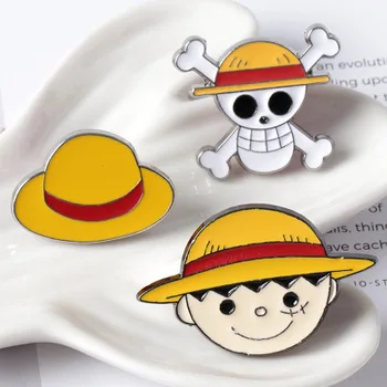 Anime ONE PIECE Monkey D. luffy cosplay Metal costumes badge anime pins ONE PIECE straw hat Mera-mera Fruit pin accessories 
Anime ONE PIECE Monkey D. luffy cosplay Metal costumes badge anime pins ONE PIECE straw hat Mera-mera Fruit pin accessories