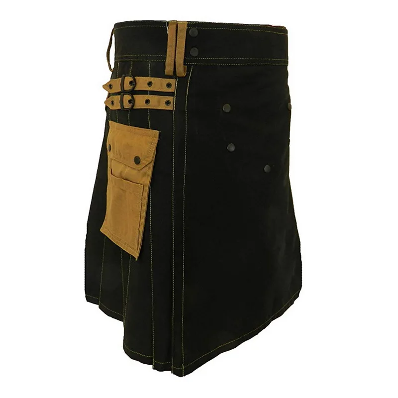 Litthing Scottish Mens Kilt Traditional Plaid Belt Pleated Bilateral Chain Brown Gothic Punk Scottish Tartan Trousers Skirts
Litthing Scottish Mens Kilt Traditional Plaid Belt Pleated Bilateral Chain Brown Gothic Punk Scottish Tartan Trousers Skirts