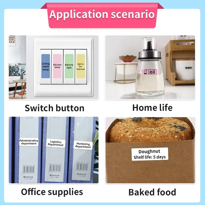 Mini Label printer paper Printing Label Waterproof Anti-Oil Price Label Pure Color Scratch-Resistant Label Sticker Paper
Mini Label printer paper Printing Label Waterproof Anti-Oil Price Label Pure Color Scratch-Resistant Label Sticker Paper