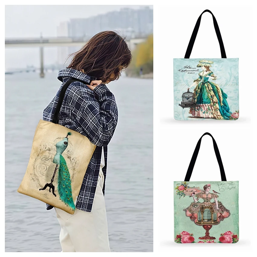 Женская сумка-тоут в европейском классическом стиле барокко повседневная