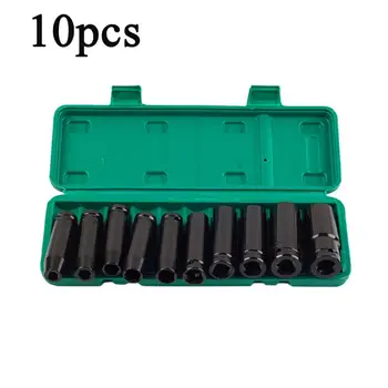 10pcs 1/2 Inch Spline Bit Socket Set Power Drive Socket Driver Bit Tool Set Kit With Carrying Case Car Repair Tool Set (Black)
10pcs 1/2 Inch Spline Bit Socket Set Power Drive Socket Driver Bit Tool Set Kit With Carrying Case Car Repair Tool Set (Black)
