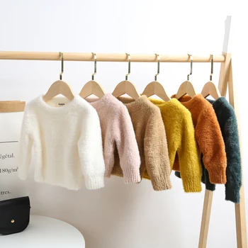 lioraitiin 0-5Years Toddler Kid´s Girl Solid Color Sweater Long Sleeve Artificial Mink Hair Sweater for Autumn Early Winter
lioraitiin 0-5Years Toddler Kid´s Girl Solid Color Sweater Long Sleeve Artificial Mink Hair Sweater for Autumn Early Winter