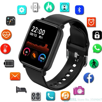 Top Smart Watch Men Women Smartwatch Fitness Tracker ElectronicsSmart Clock For Android IOS Full Touch New Bluetooth Smart-Watch
Top Smart Watch Men Women Smartwatch Fitness Tracker ElectronicsSmart Clock For Android IOS Full Touch New Bluetooth Smart-Watch