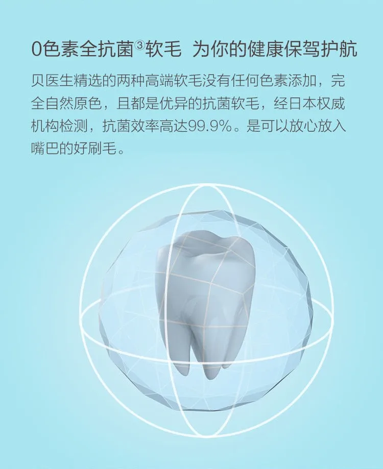 New Xiaomi Doctor B Cleaning Toothbrush Comfortable Soft hair Tooth Brush Wire 4 Colors Including Travel Box Portable For Adult (2)