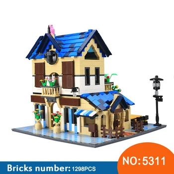 Wange 5311 1298PCS Architecture series Rural villa girl friends Building Blocks set Classic MOC house Toys for Children Gifts
Wange 5311 1298PCS Architecture series Rural villa girl friends Building Blocks set Classic MOC house Toys for Children Gifts