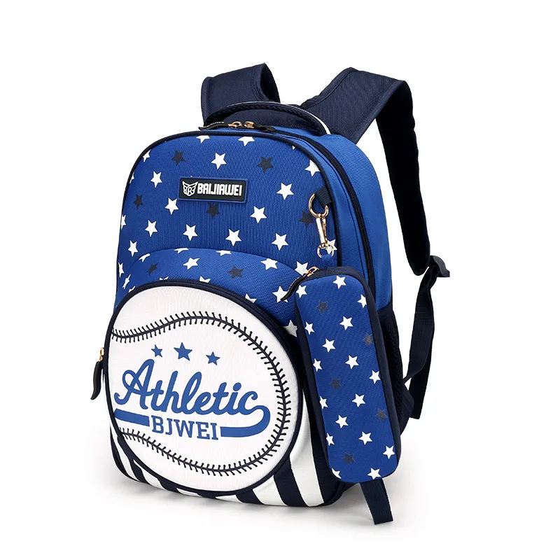 Bai jia wei 2016 New Products American-Style Baseball Send Pencil Case Burden Relieving 2-4 Grade Young STUDENT'S Shoulder Schoo
Bai jia wei 2016 New Products American-Style Baseball Send Pencil Case Burden Relieving 2-4 Grade Young STUDENT'S Shoulder Schoo