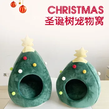 Fashion Christmas tree Cat 's House Winter Thicken Warm Pet Cat home Cat Bed Pet products Pet bed Green Beds For Cats
Fashion Christmas tree Cat 's House Winter Thicken Warm Pet Cat home Cat Bed Pet products Pet bed Green Beds For Cats