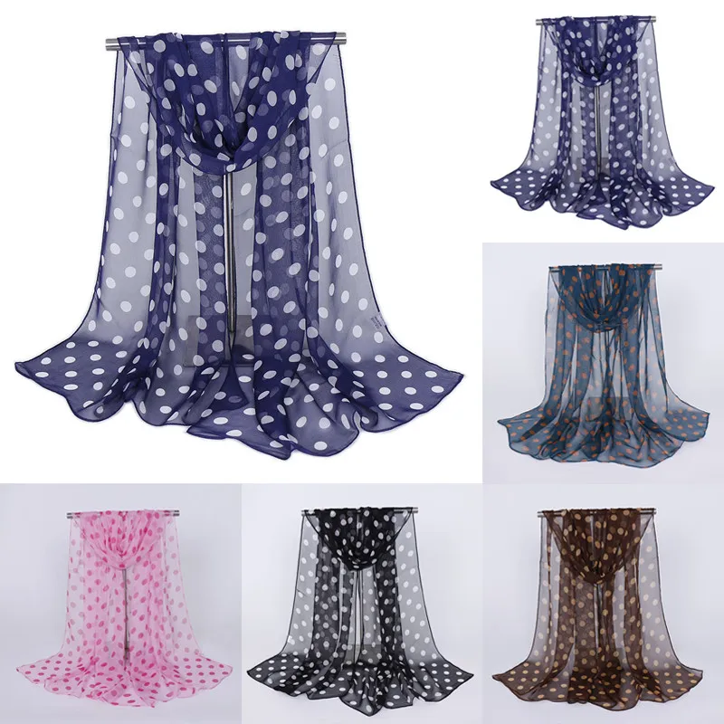 Shawl Dot Chiffon Scarf Lady Shawl New Fashion Long Section Wild Chiffon Woman Shawl Fashion Scarf Clothing Accessories #YL10
Shawl Dot Chiffon Scarf Lady Shawl New Fashion Long Section Wild Chiffon Woman Shawl Fashion Scarf Clothing Accessories #YL10