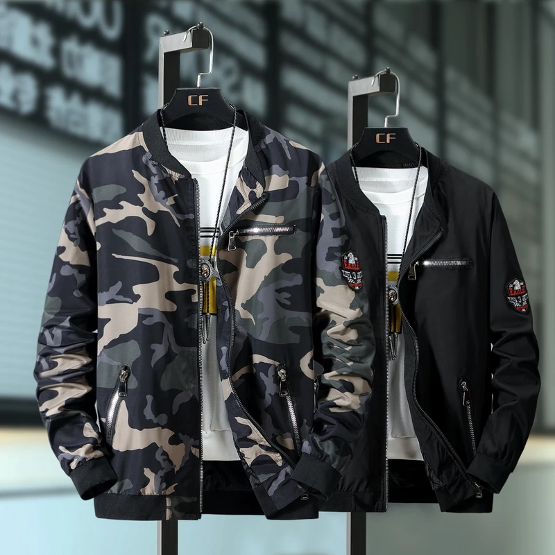 2019 Plus size 10xl 9xl 8xl Men's Jackets and Coats Male Casual baseball Print pattern Jacket Autumn Spring Men coat Overcoat
2019 Plus size 10xl 9xl 8xl Men's Jackets and Coats Male Casual baseball Print pattern Jacket Autumn Spring Men coat Overcoat