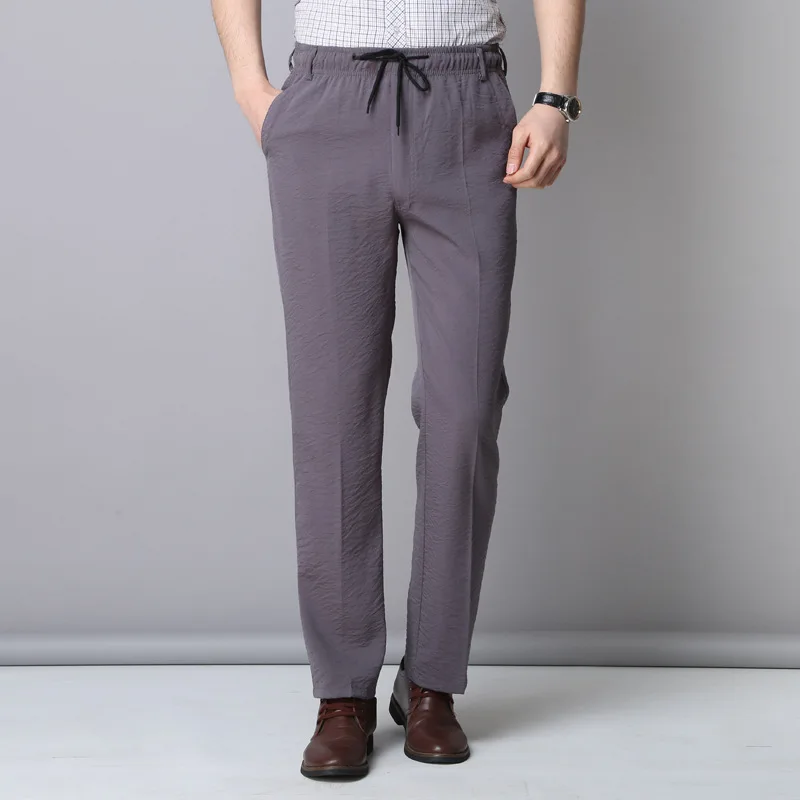 men's casual pants fitness straight polyester blends long trousers plus size 2019 summer elastic waist grey navy black slacks
men's casual pants fitness straight polyester blends long trousers plus size 2019 summer elastic waist grey navy black slacks