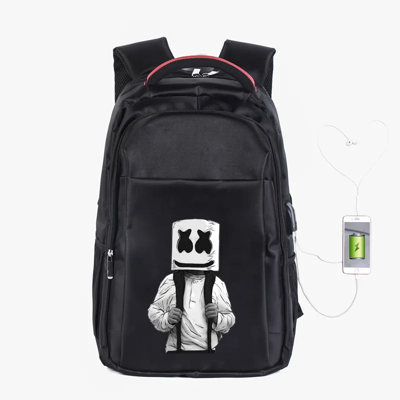 Baida DJ Electronic Music Marshmello2019 New Style Backpack USB Business Backpack
Baida DJ Electronic Music Marshmello2019 New Style Backpack USB Business Backpack
