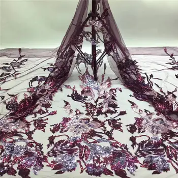 Red African Lace Fabric High Quality French Tulle Lace Fabric 2020 Nigerian Sequins Laces Embroidery Net Fabric For Dress
Red African Lace Fabric High Quality French Tulle Lace Fabric 2020 Nigerian Sequins Laces Embroidery Net Fabric For Dress