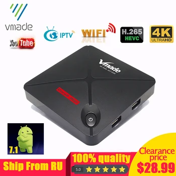 Vmade set-top box Android 7.1 2GB 16GB media player Amlogic S912 Quad Core android TV BOX support IP TV Youtube TV BOX 2GB 16GB
Vmade set-top box Android 7.1 2GB 16GB media player Amlogic S912 Quad Core android TV BOX support IP TV Youtube TV BOX 2GB 16GB
