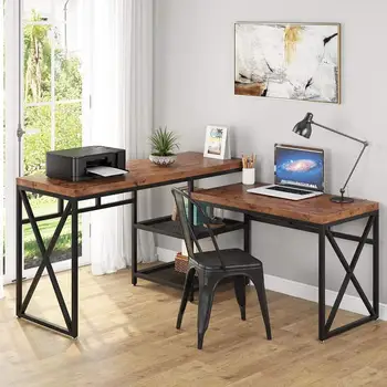 Tribesigns solid wood L-shaped desk
Tribesigns solid wood L-shaped desk