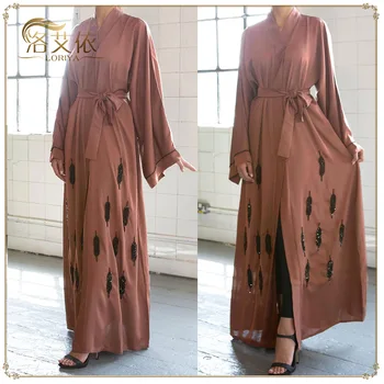 WEPBEL New Dress Women Muslim Abaya Fashion Europe Dubai Beaded Islamic Cardigan Dress Ramadan
WEPBEL New Dress Women Muslim Abaya Fashion Europe Dubai Beaded Islamic Cardigan Dress Ramadan