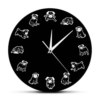 Puppy Breed Cartoon Humor Wall Clock Funny Pug Dog Art Print Modern Wall Clock Vet Office Veterinarian Decor Dog Pet Owner Gift
Puppy Breed Cartoon Humor Wall Clock Funny Pug Dog Art Print Modern Wall Clock Vet Office Veterinarian Decor Dog Pet Owner Gift
