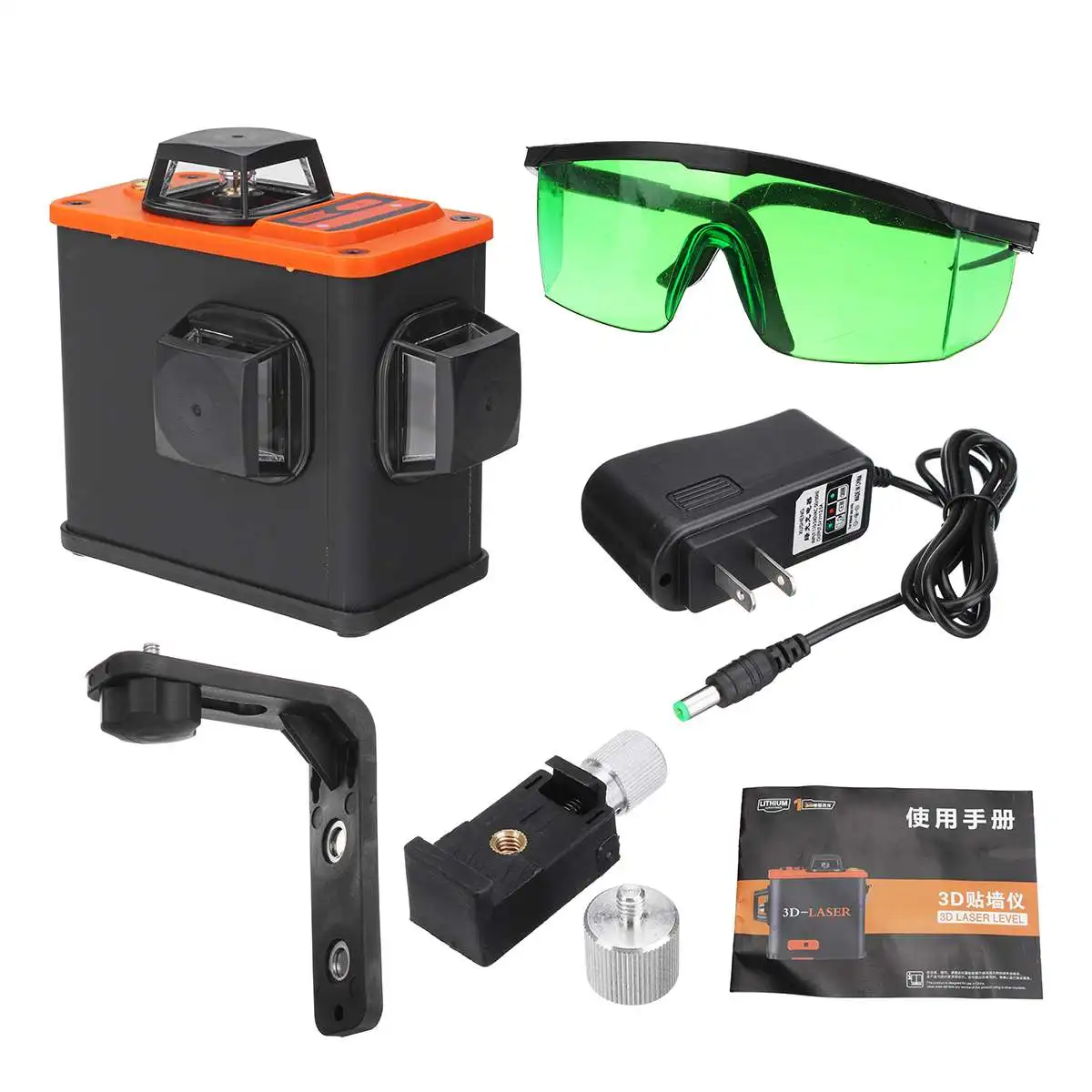 New LED Blue Light 12 Lines 3D Level Self-Leveling 360 Horizontal And Vertical Cross ful Laser Beam Line WIth Goggles
New LED Blue Light 12 Lines 3D Level Self-Leveling 360 Horizontal And Vertical Cross ful Laser Beam Line WIth Goggles