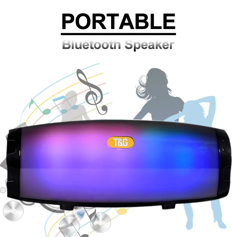 TG Bluetooth Speaker LED Portable Wireless Speaker 10w Stereo Music Surround Sound System Outdoor Subwoofer Support FM TF Card
TG Bluetooth Speaker LED Portable Wireless Speaker 10w Stereo Music Surround Sound System Outdoor Subwoofer Support FM TF Card