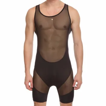 Men's Underwear Sexy Transparent Elastic Pants Siamese Conjoined Clothes sexy net lingeries latex bodysuit lingerie teddy
Men's Underwear Sexy Transparent Elastic Pants Siamese Conjoined Clothes sexy net lingeries latex bodysuit lingerie teddy