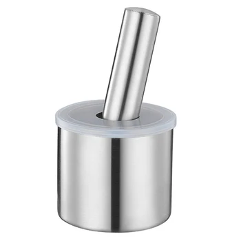 Container Pill Pharmacy Mortar Pestle Set Kitchen Garlic Crushing With Cover Gadget Spice Grinder Manual Stainless Steel Mill
Container Pill Pharmacy Mortar Pestle Set Kitchen Garlic Crushing With Cover Gadget Spice Grinder Manual Stainless Steel Mill