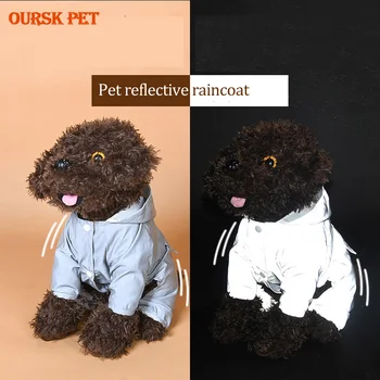 Pet Dog Waterproof Jumpsuit Raincoat Jacket with Safe Reflective Strips Raincoat Trench Coat Perfect Dog Clothes
Pet Dog Waterproof Jumpsuit Raincoat Jacket with Safe Reflective Strips Raincoat Trench Coat Perfect Dog Clothes