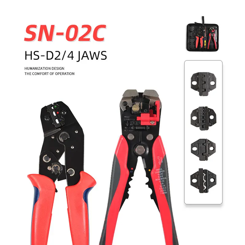 Electrical Terminal Ratchet Crimping Crimper Auto Electrician Tool Set for increased durability Soft handle comfortable to use
Electrical Terminal Ratchet Crimping Crimper Auto Electrician Tool Set for increased durability Soft handle comfortable to use