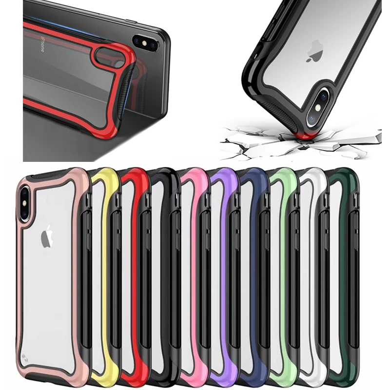 For iPhone X XR XS 11 Pro Max Hybrid Silicone Heavy Duty Shockproof Rugged Armor Bumper Case Capas Para iPhone 6 6s 7 8 Plus
For iPhone X XR XS 11 Pro Max Hybrid Silicone Heavy Duty Shockproof Rugged Armor Bumper Case Capas Para iPhone 6 6s 7 8 Plus