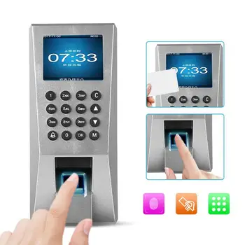 2.4in TFT Fingerprint Time Recorder 125KHz RFID Card Door Access Control System Wiegand26
2.4in TFT Fingerprint Time Recorder 125KHz RFID Card Door Access Control System Wiegand26