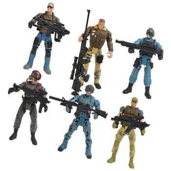 6 pcs Soldier Models Military Educational Special Forces Plastic Figurine Police Toy Decoration for Children
6 pcs Soldier Models Military Educational Special Forces Plastic Figurine Police Toy Decoration for Children