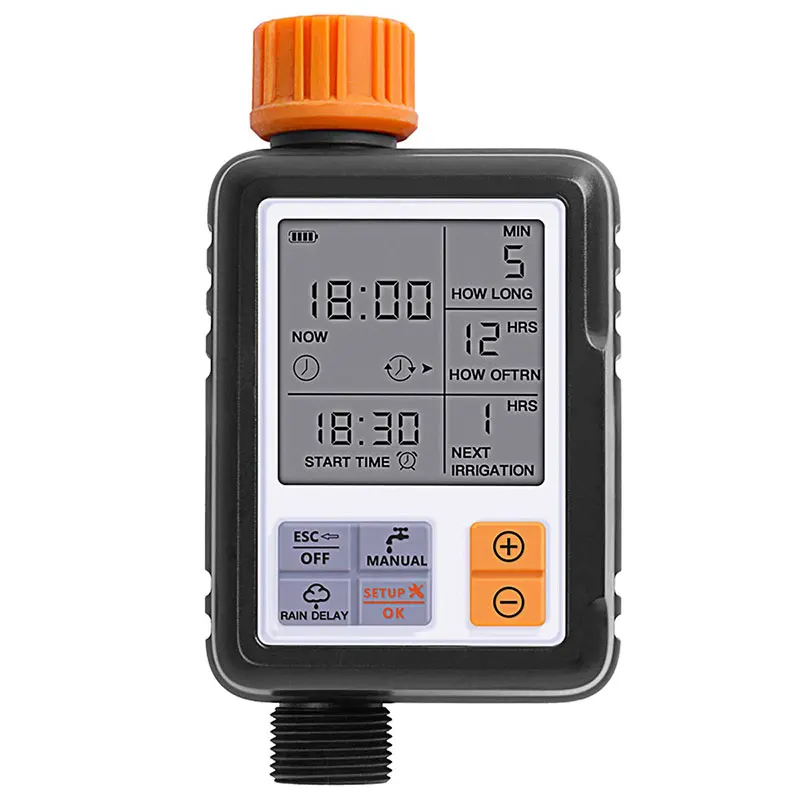Garden Watering Timer LCD Device Outdoor Sprinkler Automatic Garden Irrigation Timer Controller System Garden Watering Tools
Garden Watering Timer LCD Device Outdoor Sprinkler Automatic Garden Irrigation Timer Controller System Garden Watering Tools