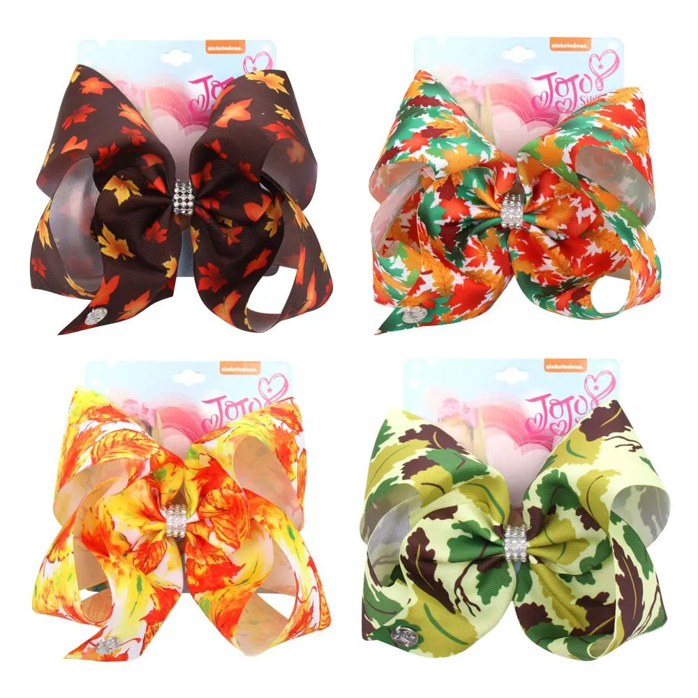 JOJO New Style 8 Inch Hairpin Diamond Autumn Leaf Pattern Girl Child Baby Bow Hairpin Hair Accessories
JOJO New Style 8 Inch Hairpin Diamond Autumn Leaf Pattern Girl Child Baby Bow Hairpin Hair Accessories