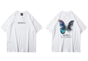 Hip Hop Oversize T Shirt 2020 Streetwear Harajuku Color Butterfly Tshirt Short Sleeve Cotton Loose HipHop T-Shirt Plus Size
Hip Hop Oversize T Shirt 2020 Streetwear Harajuku Color Butterfly Tshirt Short Sleeve Cotton Loose HipHop T-Shirt Plus Size