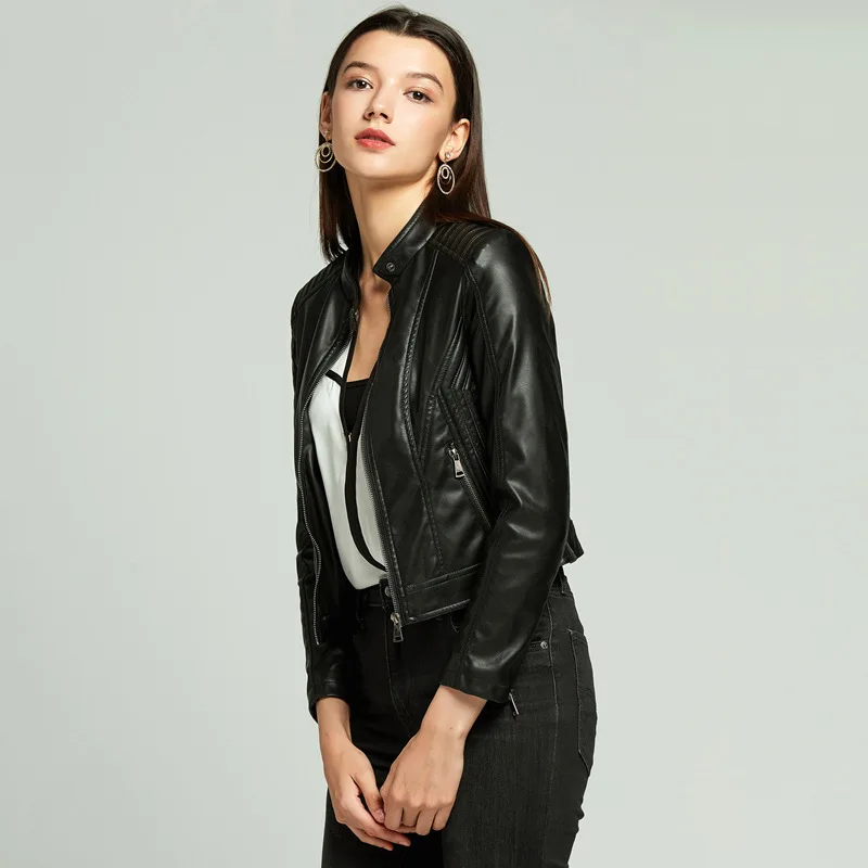 Короткое женское пальто из искусственной кожи на весну и осень, мотоциклетная байкерская куртка, женская кожаная куртка 2023, Дамская куртка 7706
Короткое женское пальто из искусственной кожи на весну и осень, мотоциклетная байкерская куртка, женская кожаная куртка 2023, Дамская куртка 7706