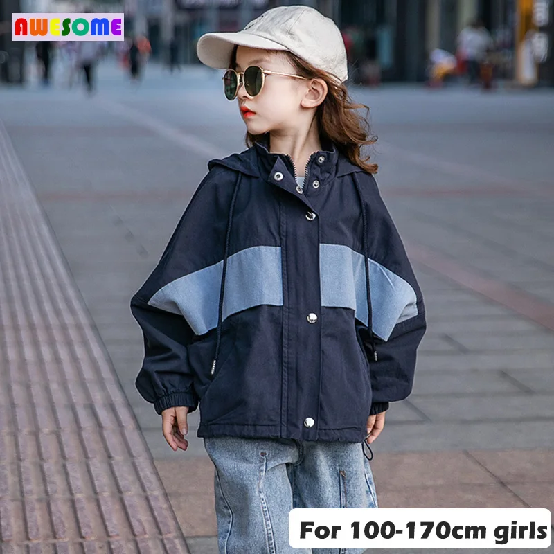 Kids Teenagers Navy Blue Active Coat 2020 Spring Polyester Jacket for Girls Children's Windproof Jackets Fashion Sport Outerwear
Kids Teenagers Navy Blue Active Coat 2020 Spring Polyester Jacket for Girls Children's Windproof Jackets Fashion Sport Outerwear