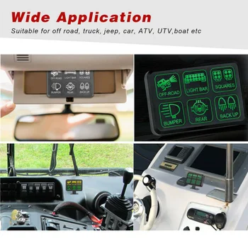 Circuit Rocker Switch Control 6 Gang LED Work Light Electronic System Replacement
Circuit Rocker Switch Control 6 Gang LED Work Light Electronic System Replacement