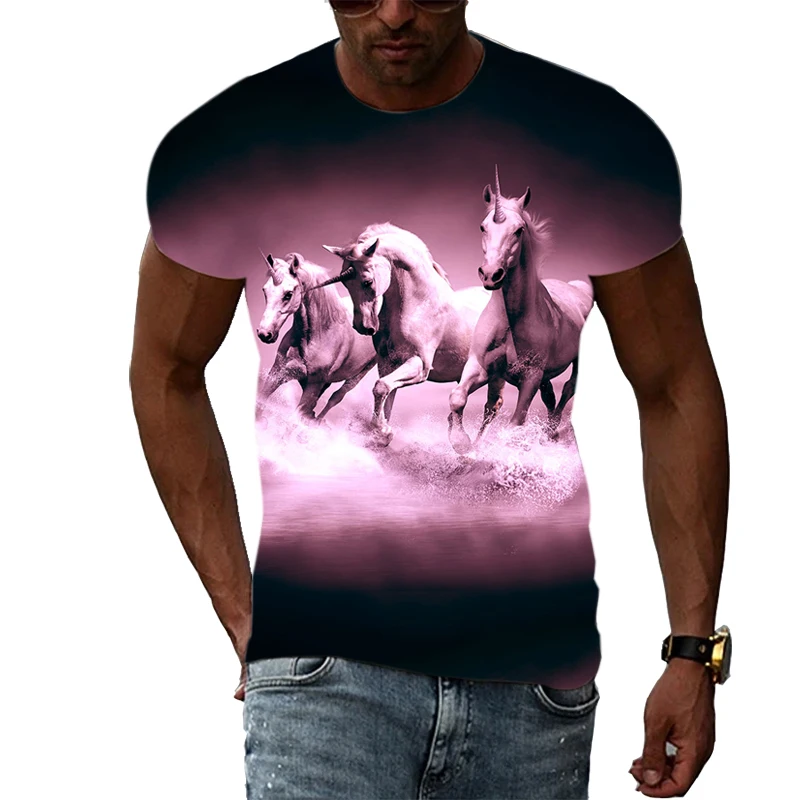 Fashion Cool Style Horse graphic t shirts For Men Summer Casual Interesting Animal Pattern Printing streetwear Hip Hop T-shirt
Fashion Cool Style Horse graphic t shirts For Men Summer Casual Interesting Animal Pattern Printing streetwear Hip Hop T-shirt