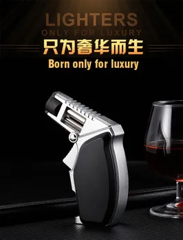 Inflatable windproof direct lighter spray gun cigar welding torch kitchen baking cigarette lighter
Inflatable windproof direct lighter spray gun cigar welding torch kitchen baking cigarette lighter
