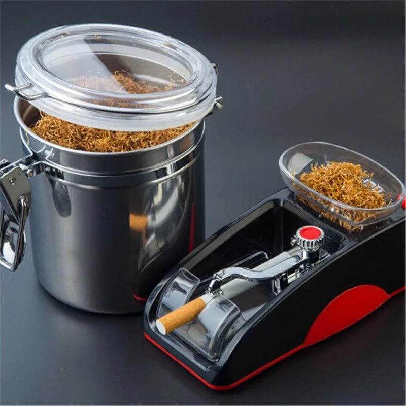 DIY Electric Cigarette Machine Easy Automatic Making Rolling Machine Tobacco Electronic Injector Maker Roller Smoking Tool
DIY Electric Cigarette Machine Easy Automatic Making Rolling Machine Tobacco Electronic Injector Maker Roller Smoking Tool