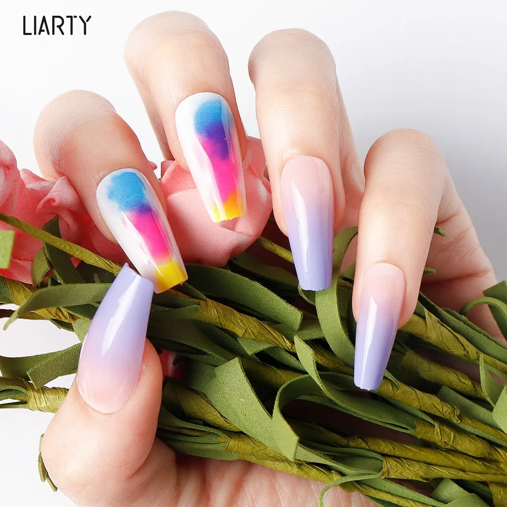 24Pcs/set Fashion Fake Nails French Coffin Square Nails Colourful Glitter Gradient Design Popular Long Fake False Nails Tips Art
24Pcs/set Fashion Fake Nails French Coffin Square Nails Colourful Glitter Gradient Design Popular Long Fake False Nails Tips Art