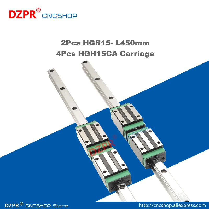 Precision Linear Guide HGR15 450mm 17.72in Rail HGH15CA Carriage Slide for CNC engraving robot Woodwork laser textile machine
Precision Linear Guide HGR15 450mm 17.72in Rail HGH15CA Carriage Slide for CNC engraving robot Woodwork laser textile machine