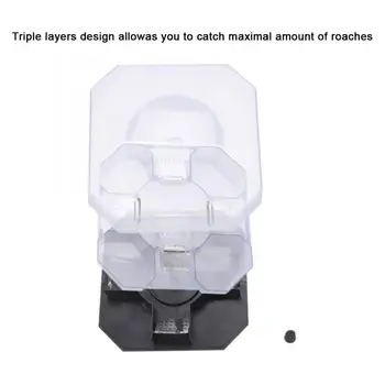 3 Layers Reusable Cockroach Catcher Trap Killer Bathroom Kitchen Bait Box JS
3 Layers Reusable Cockroach Catcher Trap Killer Bathroom Kitchen Bait Box JS