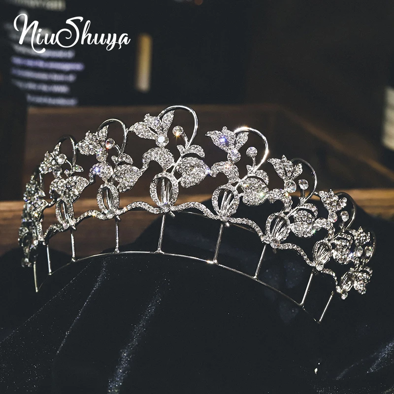NiuShuya Rhinestone Crystal Vine Hair Crown Bride Butterfly Headdress Wedding Dress Accessories Tiara Headband Jewelries
NiuShuya Rhinestone Crystal Vine Hair Crown Bride Butterfly Headdress Wedding Dress Accessories Tiara Headband Jewelries