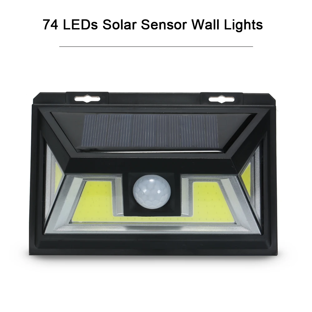 Solar Sensor Wall Lights, Super Split 74LED Waterproof Solar Powered PIR Motion Sensor Energy Saving Night Lights for Garden
Solar Sensor Wall Lights, Super Split 74LED Waterproof Solar Powered PIR Motion Sensor Energy Saving Night Lights for Garden